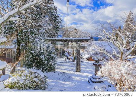 Hikosan Jingu in winter, Tagawa-gun, Fukuoka 73760863