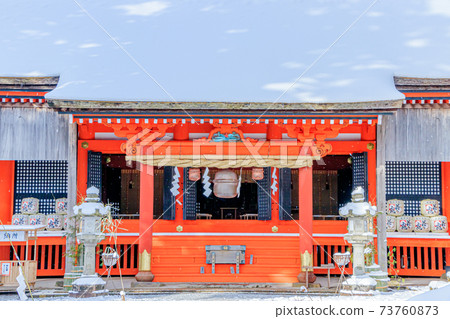 Hikosan Jingu in winter, Tagawa-gun, Fukuoka 73760873