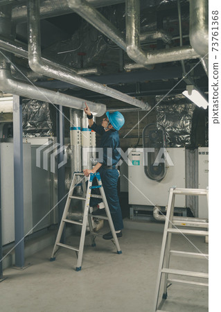 Printing factory boiler room 73761368