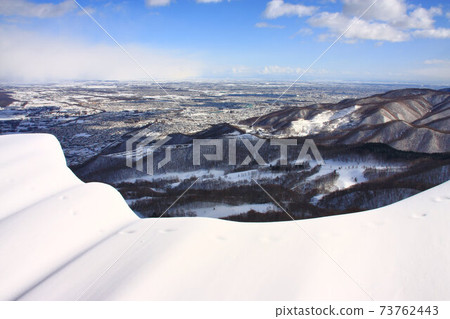 Ishikari Plain in winter seen from Tenguyama 73762443