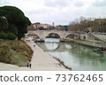 Italian landscape with a good bridge 73762465