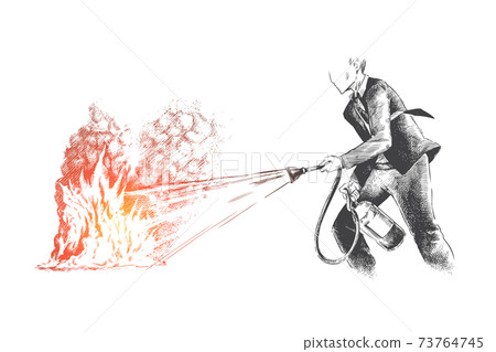 Help, audit, risk, auditor, control concept. Hand drawn isolated vector. Help, audit, risk, auditor, control concept. Hand drawn isolated vector. 73764745
