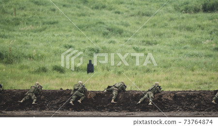 Armed self-defense officer Armed self-defense officer 73764874