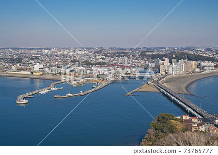 從江之島看到的東濱海濱地區 73765777