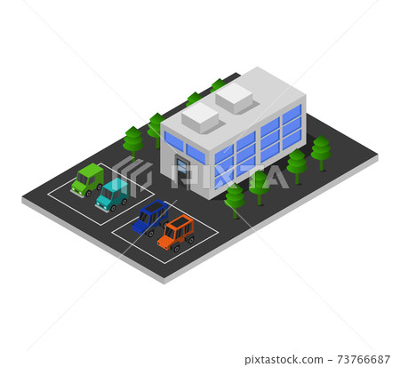 shop isometric - Stock Illustration [73766687] - PIXTA