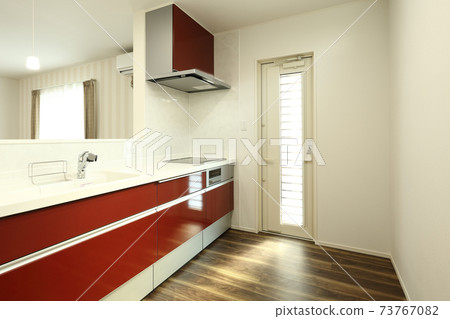 新建住房LDK的系統廚房 73767082