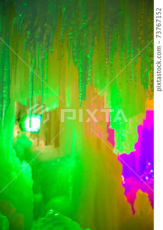 Illuminated ice Illuminated ice 73767152