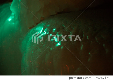 Illuminated ice Illuminated ice 73767160