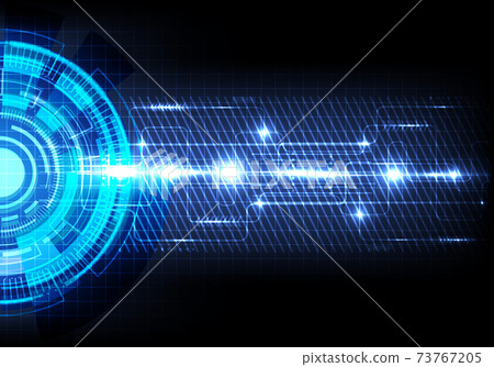 Abstract futuristic transfer digital data network to center concept. Blue circle hi speed internet technology background Abstract futuristic transfer digital data network to center concept. Blue circle hi speed internet technology background 73767205