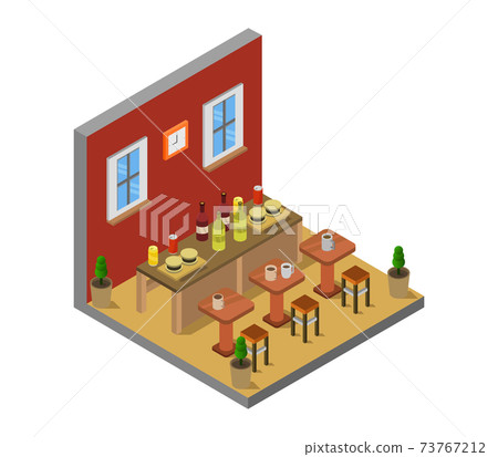 isometric bar room isometric bar room 73767212
