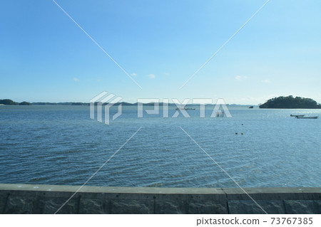 Scenery from the train window of the Senseki Line / Senseki Tohoku Line from Matsushima Kaigan Station to Ishinomaki Station Scenery from the train window of the Senseki Line / Senseki Tohoku Line from Matsushima Kaigan Station to Ishinomaki Station 73767385