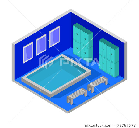 isometric pool room 73767578