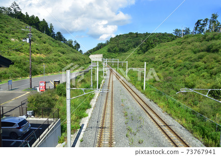 宮城縣東松島市的Nobiru車站及其周圍的風景 73767941