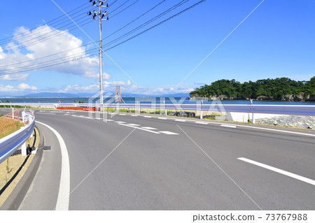 宮城縣東松島市的Nobiru車站及其周圍的風景 73767988
