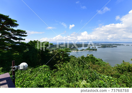 宮城縣東松島市宮戶島風景 73768788