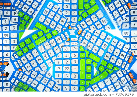 Calculator numeric keypad, kaleidoscope 1 73769179