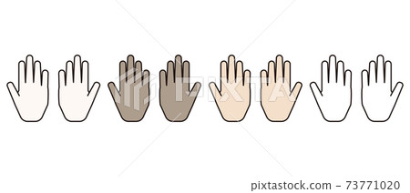 Multiple hands 73771020