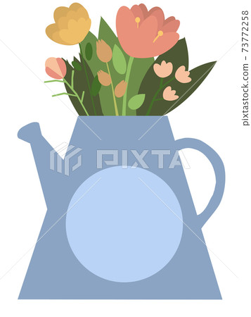 Bouquet in a vase for festive design. Bouquet in a vase for festive design. 73772258