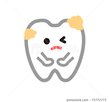 Tooth dirt character Tooth dirt character 73772773