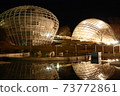 Yamanashi Fuefukigawa Fruit Park Dome night view 73772861
