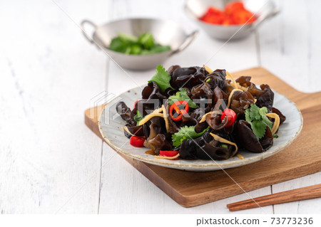 Cold fungus, cloud ear, chuan ear, cold cloud ear, cold chuan ear, black fungus cold dish キクラゲ Cold fungus, cloud ear, chuan ear, cold cloud ear, cold chuan ear, black fungus cold dish キクラゲ 73773236