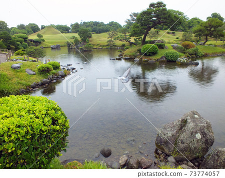 Suizenji Jojuen在熊本雨中（Suizenji Park 2014） 73774057