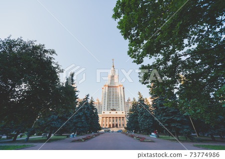 View of the alley and Moscow State University View of the alley and Moscow State University 73774986
