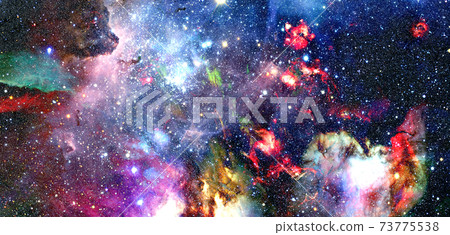 Nebula and stars in cosmos space. Elements of this image furnished by NASA Nebula and stars in cosmos space. Elements of this image furnished by NASA 73775538
