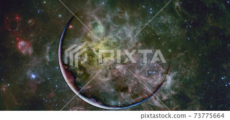 Galaxy cluster. Elements of this image furnished by NASA Galaxy cluster. Elements of this image furnished by NASA 73775664