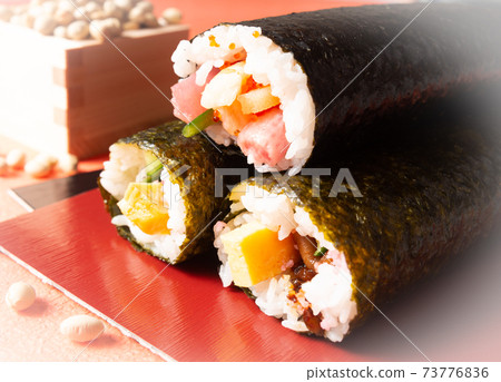 Setsubun Ehomaki, Setsubun thick sushi Setsubun Ehomaki, Setsubun thick sushi 73776836