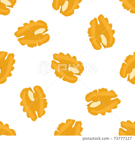 Illustration on theme big pattern identical types walnut Illustration on theme big pattern identical types walnut 73777127