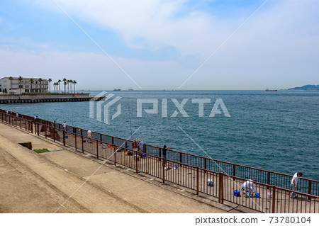 Enjoy fishing at the beach Enjoy fishing at the beach 73780104