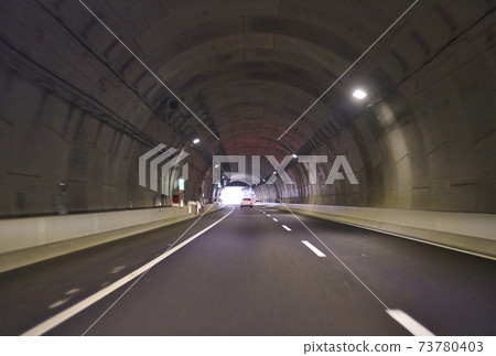Expressway tunnel exit Metropolitan Expressway Yokohama Expressway tunnel exit Metropolitan Expressway Yokohama 73780403