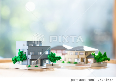 房屋抵押房地產圖像微型模型製造商 73781632