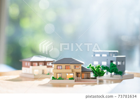 房屋抵押房地產圖像微型模型製造商 73781634