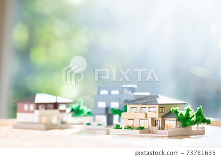 房屋抵押房地產圖像微型模型製造商 73781635