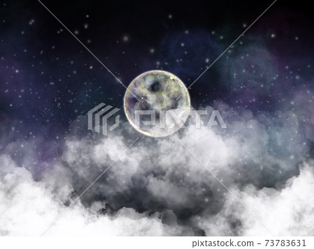 雲中的月亮 73783631