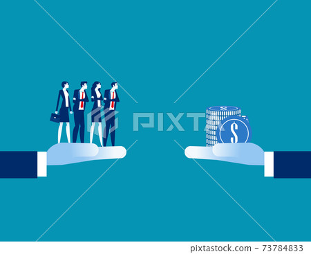 Labor Money Finance and Economy. Labor equivalent to... - Stock Illustration ...