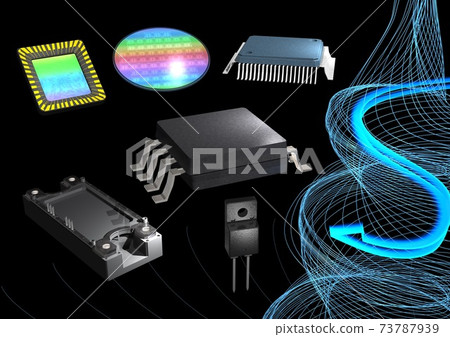 Semiconductor IC integrated circuit Silicon-based CMOS sensor State-of-the-art power semiconductor gallium oxide diode 73787939