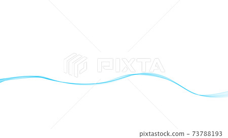 藍色波浪背景線藍色，背景白色PPT背景 73788193