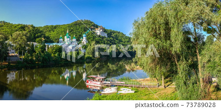 The Holy Mountains Lavra in Svyatogorsk, Ukraine The Holy Mountains Lavra in Svyatogorsk, Ukraine 73789028