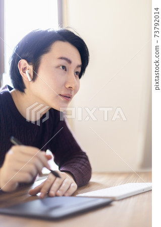 Telework man Telework man 73792014