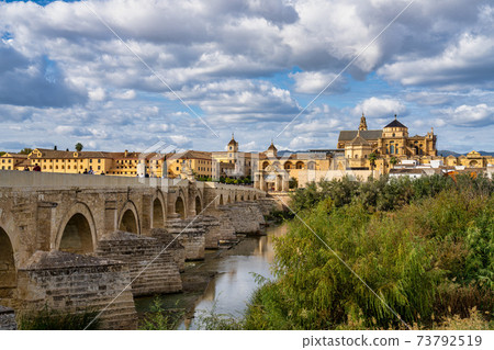 Mosque-Cathedral and the Roman Bridge in Cordoba, Andalusia, Spain Mosque-Cathedral and the Roman Bridge in Cordoba, Andalusia, Spain 73792519