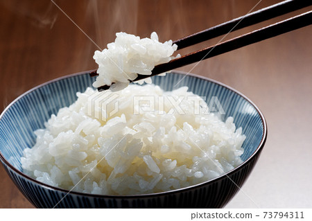 Rice, freshly cooked white rice, rice in a bowl, freshly cooked rice Rice, freshly cooked white rice, rice in a bowl, freshly cooked rice 73794311