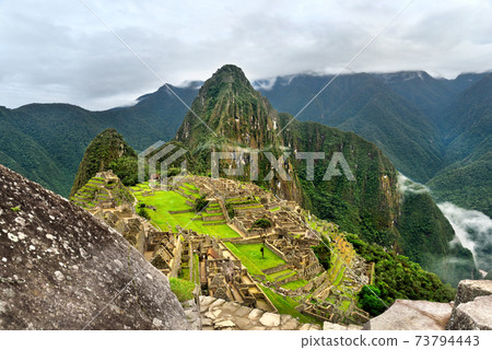 The Incan ruins Machu Picchu The Incan ruins Machu Picchu 73794443