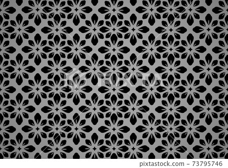 Flower geometric pattern. Seamless vector background.  73795746