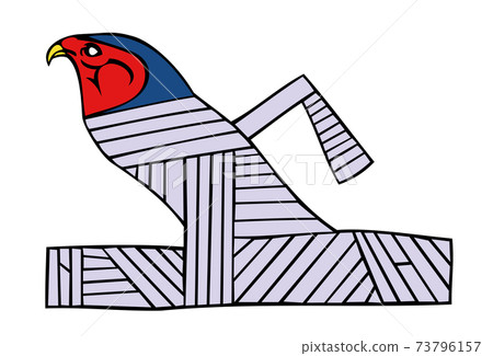 Sacred falco - God of Ancient Egypt 73796157