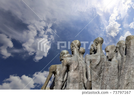 Monument The tragedy of peoples in Victory Park on Poklonnaya Hill (Gora), Moscow, Russia-- established in memory of the victims of the fascist genocide Monument The tragedy of peoples in Victory Park on Poklonnaya Hill (Gora), Moscow, Russia-- established in memory of the victims of the fascist genocide 73797167