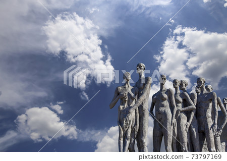 Monument The tragedy of peoples in Victory Park on Poklonnaya Hill (Gora), Moscow, Russia-- established in memory of the victims of the fascist genocide 73797169