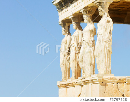 Erechtheion temple in Acropolis of Athens Erechtheion temple in Acropolis of Athens 73797528